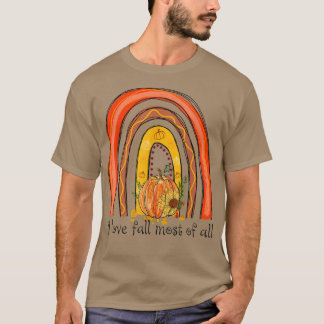 Ich Liebe fallen Regenbogenpumpen die meisten schö T-Shirt