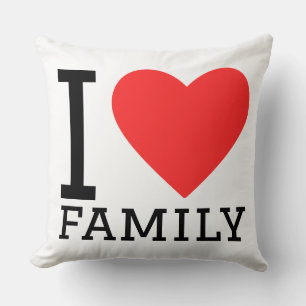 ich liebe Familie Kissen