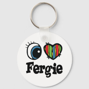 Ich liebe Fergie Schlüsselanhänger