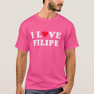 Ich liebe Filipe Passende Freundin & Freund Fili T-Shirt