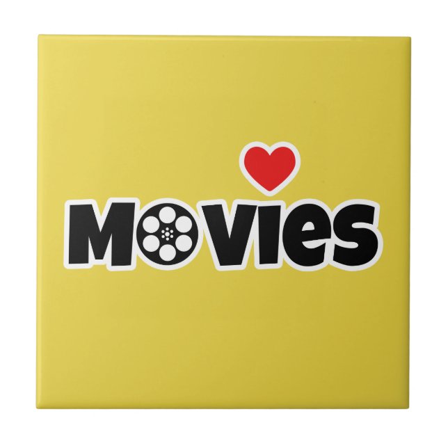 Ich Liebe Filme Fliese (Vorderseite)