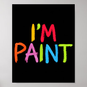 Ich liebe Fingerfarben - Ich Herz zu Fingerfarben Poster