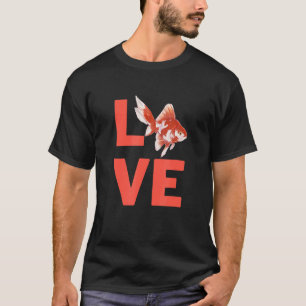 Ich liebe Fisch Aquarien Haustierbesitzer und Tier T-Shirt