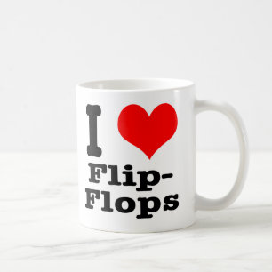 ICH LIEBE Flip Flops Kaffeetasse