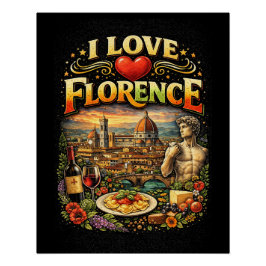 Ich liebe Florenz Poster