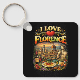 Ich liebe Florenz Schlüsselanhänger