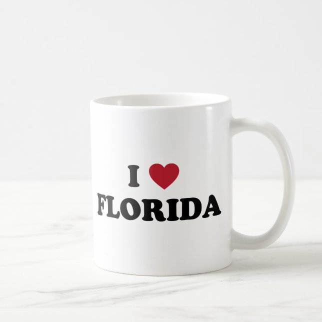 Ich liebe Florida Kaffeetasse (Rechts)