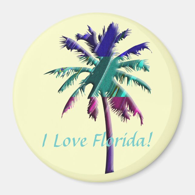 Ich Liebe Florida! Magnet (Vorne)