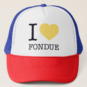 ICH LIEBE FONDUE TRUCKERKAPPE