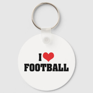 Ich liebe Football Schlüsselanhänger