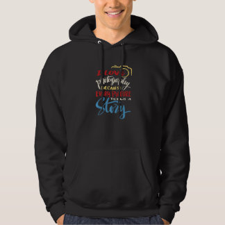 Ich liebe Fotografie Kamera Hintergrundrequisiten Hoodie