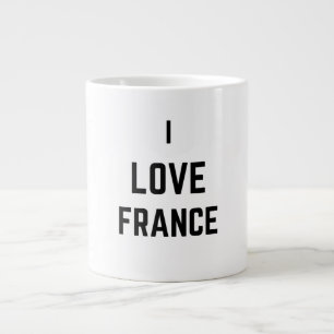 ICH LIEBE FRANKREICH Jumbo-Tasse