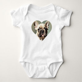 ICH LIEBE FRANZÖSISCH BULLDOGS! EIN FRANZÖSISCHER  BABY STRAMPLER