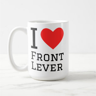 Ich liebe Front Lever Kaffeetasse