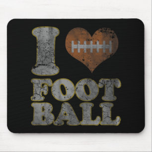Ich Liebe Fußball Männer Frauen Kinder Mousepad