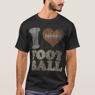 Ich Liebe Fußball Männer Frauen Kinder T-Shirt