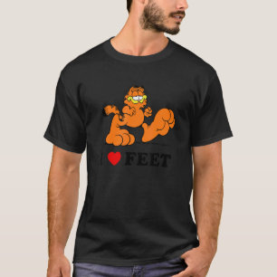 Ich liebe Füße Katze Süßes Tier Haustierbesitzer T-Shirt