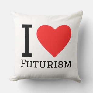 Ich liebe Futurismus Kissen