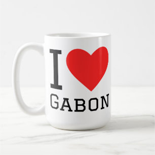 Ich liebe Gabun Kaffeetasse