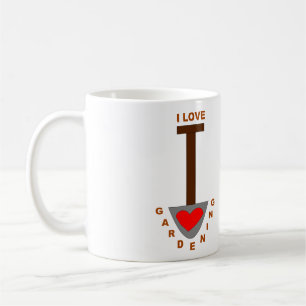 Ich liebe Gartenspaten Tasse