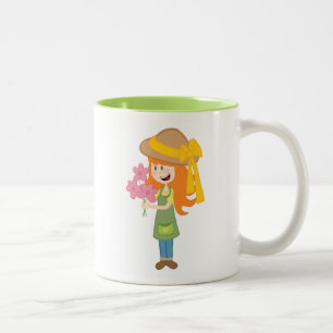 Ich liebe Gärtnern Zweifarben-Tasse Zweifarbige Tasse