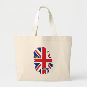 ICH LIEBE GB JUMBO STOFFBEUTEL