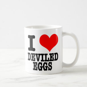 ICH LIEBE GEFÜLLTE EIER KAFFEETASSE