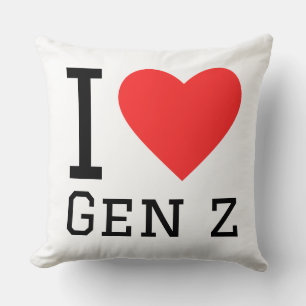 Ich liebe Gen Z Kissen