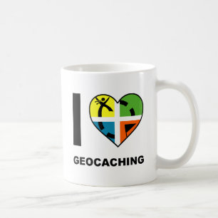 Ich liebe Geocaching-Fun-Tasse Kaffeetasse