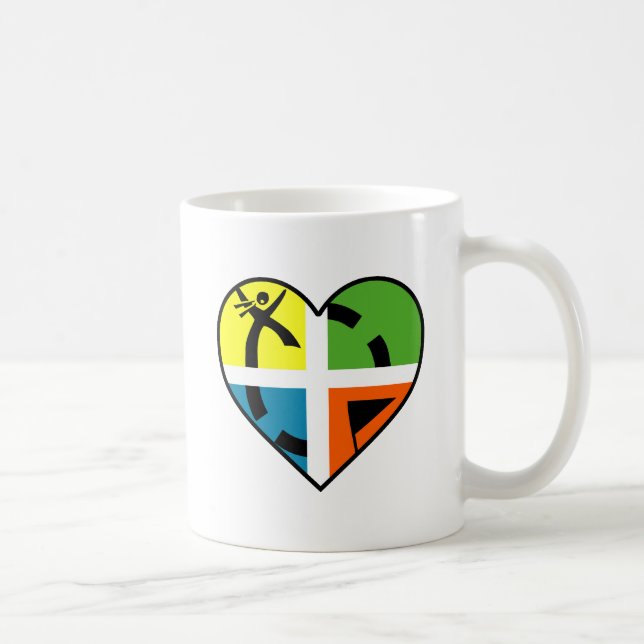 Ich liebe Geocaching Lustiger Becher Kaffeetasse (Rechts)