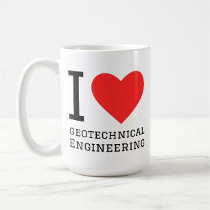 Ich liebe Geotechnik Kaffeetasse