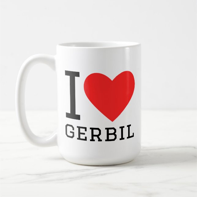 Ich liebe Gerber Kaffeetasse (Links)