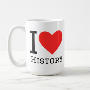 Ich liebe Geschichte Kaffeetasse