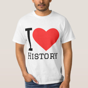 Ich liebe Geschichte T-Shirt