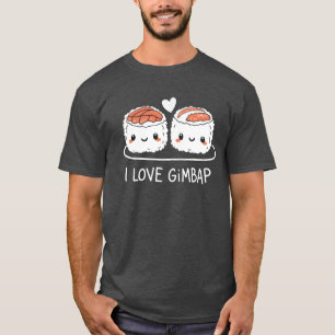 Ich liebe Gimbap Korean Food Delight Familie T-Shirt