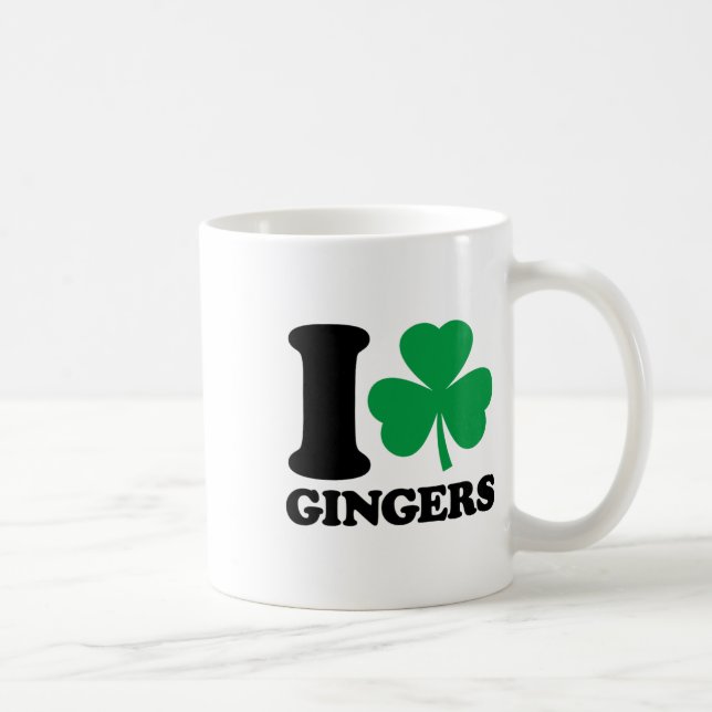 Ich liebe Gingers - Ich liebe Gingers - St Patrick Kaffeetasse (Rechts)
