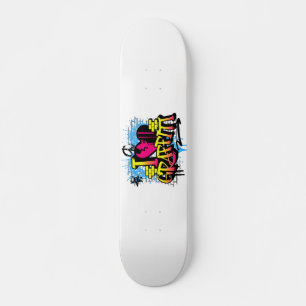 Ich liebe Graffiti – Urbane Street Art Skateboard