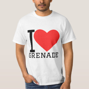 Ich liebe Granate T-Shirt