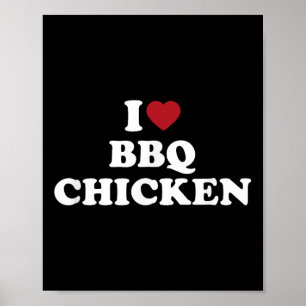 Ich Liebe Grillen Hühnchen, ich höre Grillen Hühnc Poster