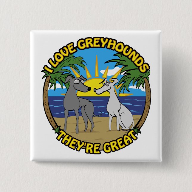 ICH LIEBE GROSSHUNDERTE, SIE SIND GROSS BUTTON (Vorderseite)