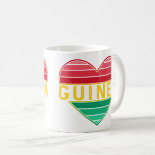 Ich Liebe Guinea, guineisches Herz Kaffeetasse