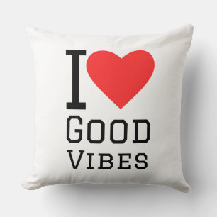 Ich liebe gute Vibes Kissen