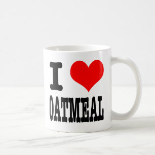 ICH LIEBE HAFERBREI KAFFEETASSE