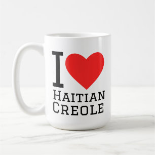 Ich liebe haitianisches Kreolisch  Kaffeetasse