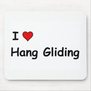 Ich liebe Hängegleiten Mousepad