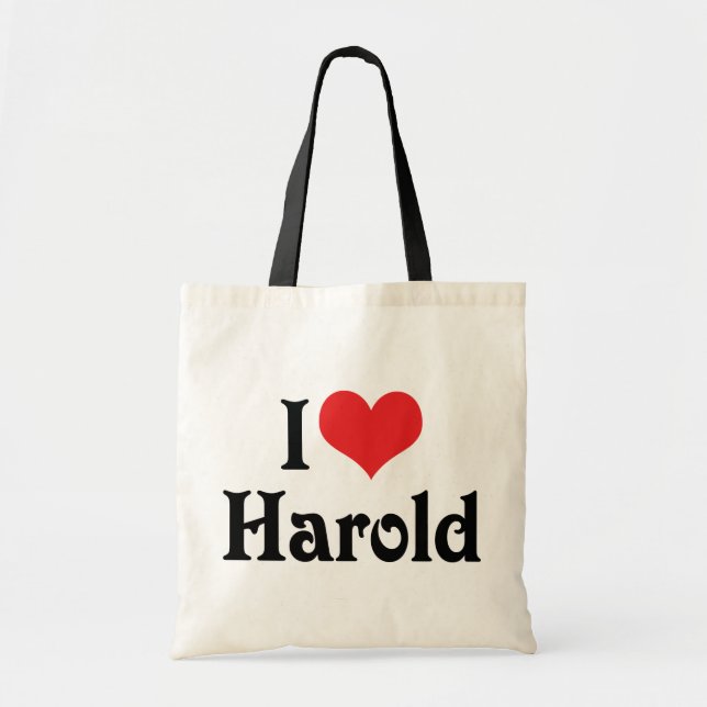 Ich liebe Harold Tragetasche (Vorne)
