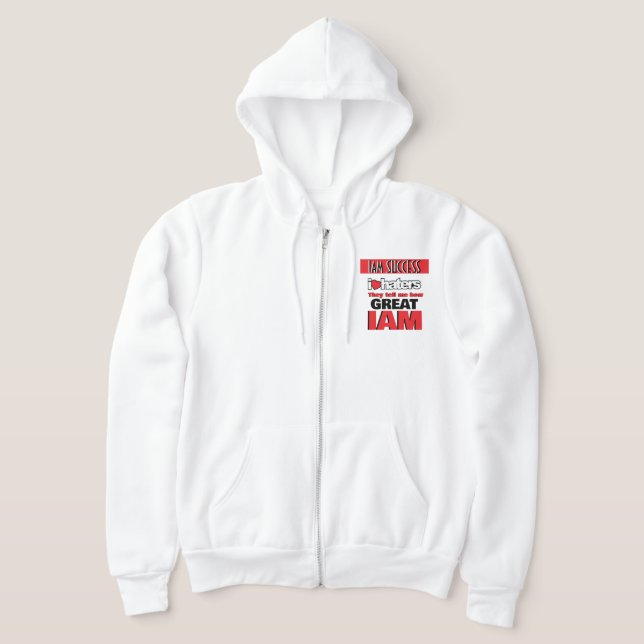 ICH LIEBE HASSER  HOODIE (Ablage )