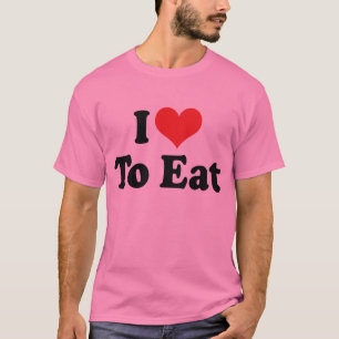 Ich liebe Heart To Cook - Chef Baker Kochliebhaber T-Shirt