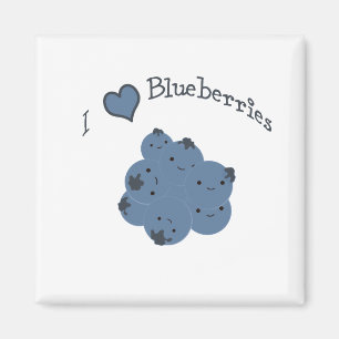 Ich Liebe Heidelbeeren Magnet