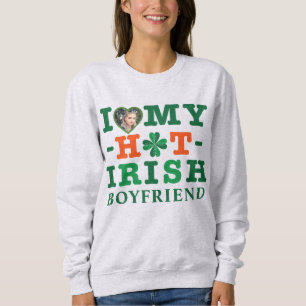 Ich Liebe heiße meinen irischen Freund Sweatshirt